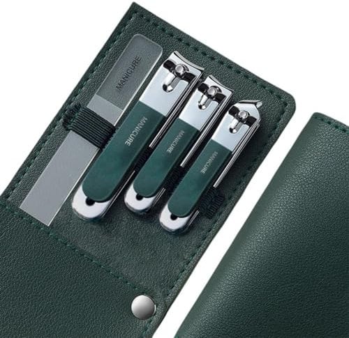JIIJCAAC Sturdy and Comfortable Nail Knife Set, Wide Jaw Opening Nail Knife for Nails and Toes, Stainless Steel Sharp Nail Knife, Suitable for The Elderly, Adults, and Children