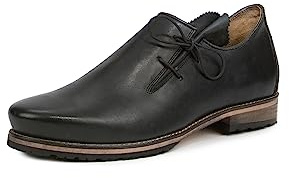 Stockerpoint Herren Holmes Haferlschuh, schwarz gewachst, 43