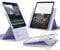 ESR for iPad Air 13 inch Case M3 2025 M2 2024, Rotating Case with Removable Magnetic Cover, Adjustable Portrait/Landscape Stand with Raised Screen View, 9 Standing Angles, Shift Series, Light Purple