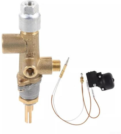 Gashahn Grill Steuerventil, Gasgrill Gasregulierungsventil, Gas Terrassenheizung Reparatur Ersatzteile Thermokupplung, Terrassenstrahler Gas Reparaturteil