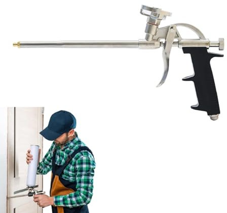 Pistola de Espuma de Poliuretano,Pistola De Espuma Profesional,Pistola De Espuma De Pulverización, Pistola Espuma, Pistola de Espuma Espuma Poliuretano para Calafatear y Relleno Sellado Bricolaje