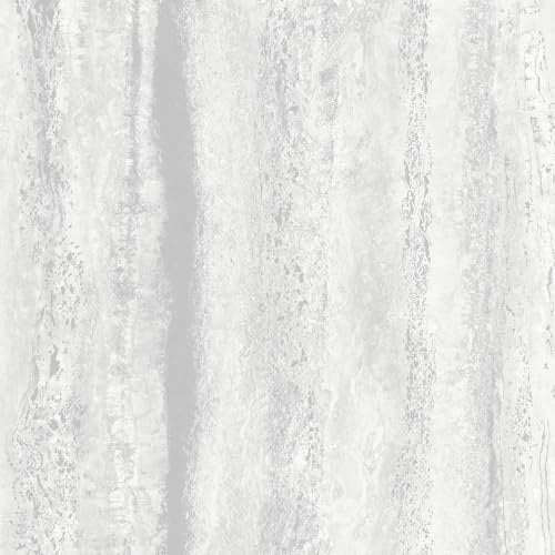 World of Wallpaper Vertical Marble Effect Stylish Elegant Wallpaper for Bedrooms, Living Rooms, Feature Walls Metallic, Textured Design in Grey/Silver Colour AF0029
