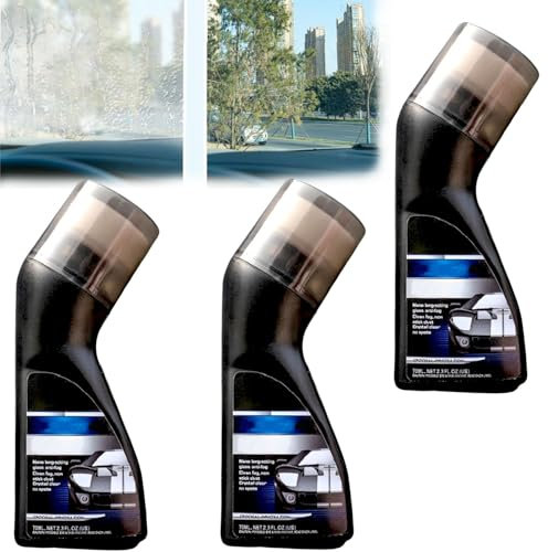 DUOPAI Micro-Molecular Anti-Fog Coating Agent Wiper, 3 pcs Magic Gem-Beschichtung für Glas, Mikromolekularer Antibeschlag-Beschichtungsmittel-Wischer, Antifog Auto, Fenster, Spiegel