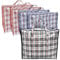 ANSIO Large Laundry Bags Pack of 5 Storage Bags Reusable Laundry Bags with Zips Ideal for Moving House Clothing & Wardrobe Storage (60L x 25W x 50H cm) Assorted Colors