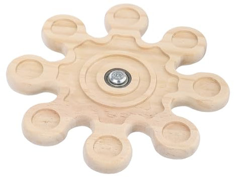 Mikikit Windmühlenspielzeug Für Kaninchen Natürliches Spielzeug Zum Kauen Für Chinchillas Holzspielzeug Für Chinchilla-käfige Beiss-Spielzeug Für Haustiere Zerkleinerungsspielzeug