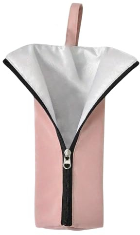 Flat Iron Travel Case,Heat Resistant Storage Pouch - Dust Waterproof Hair Straightener Organizer for RV Hairstylist Travel Salon Bathroom Home Makeup Station