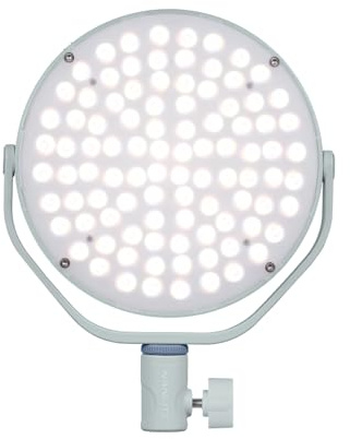 Nanlite Miro 30C LED RGB Round Panel Light (Mint Blue) | Videoproduktion, einstellbare Farbtemperatur – weiches, gleichmäßiges Beleuchtungsstudio mit App-Steuerung für
