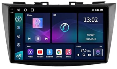 Stereo Car Radio per Suzuki Swift 2010-2016 Cooling Fan 9 Pollici Android 15 Mirror Link Per 4 Core 2G+64G