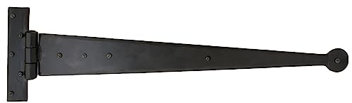 From The Anvil Black 18 Inch Penny End T Hinge (Pair)