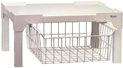 Profi Waschmaschine Trockner Untergestell Unterbau Erhöhung Podest Waschmaschinenpodest extra schwer + Korb 30 cm