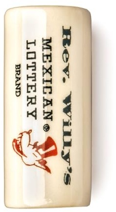 JIM DUNLOP Bottleneck Keramik R. Willy, Groß, Weiß