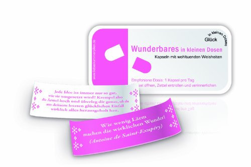Kapseln 'Wunderbares' in kleinen Dosen