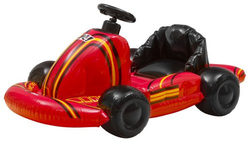 Aufblasbares Kart-Auto Let's Kart rot - Wii