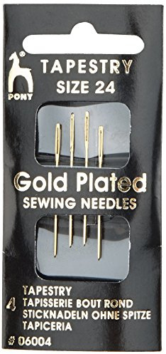 Pony Sewing Needles: Tapestry Size 24, Multi-Colour