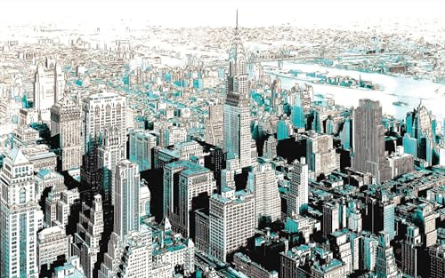 Komar Vlies Fototapete Gotham, 400 x 250 cm, 8 Bahnen