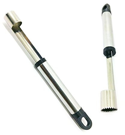 Amazing New Stainless Steel Apple Corer Cheese Grater Plastic Hanging Loop (Apple Corer)