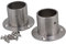BQLZR Edelstahl-Rohr Flansch Sockel Rod Halterung Halter für 32mm Durchmesser Rohr Hardware Packung mit 2