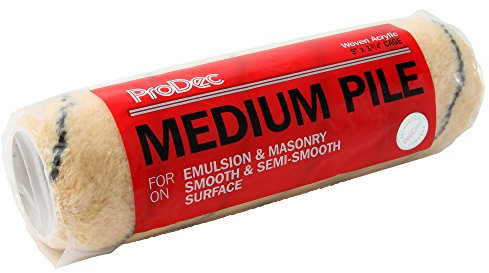 6 x ProDec Tiger Stripe Paint Rollers 9 Inch Woven Roller Sleeve Refills