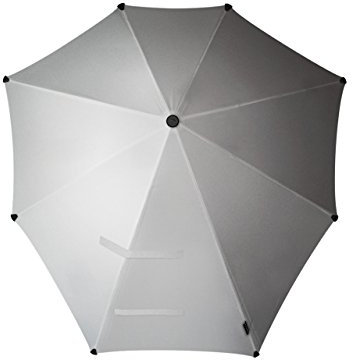 Senz° Original Regenschirme Nie Aus Der Mode Stockschirme - Glänzendes Silber