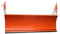 TMM Schneeschild hydraulisch, Breite: 250 cm, Höhe: 75 cm, für Radlader, Frontlader, Bagger, aus Legiertem Stahl, Flachschaufel, Orange