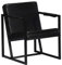 vidaXL Sessel Lehnstuhl Polstersessel Polsterstuhl TV Relaxsessel Armsessel Loungesessel Fernsehsessel Wohnzimmerstuhl Ledersessel Schwarz Echtleder