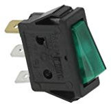 Ufixt Fits Fimar/Zanussi Electric Oven Switch 1-pole Green 16a 250v