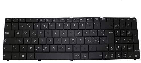 RTDPART Tastiera del Computer Portatile per ASUS X55A X55C X55U X55VD X75A X75VB X75VC X75VD K55DE K55DR K55N Nero IT Italia AENJ2I01020 0KNB0-6204IT00 MP-10A76I0-9201W