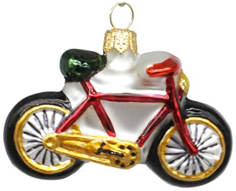 condecoro Fahrrad Christbaumschmuck Bike Christbaumkugel - Glas - Weihnachten