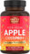 The Pretty Smart Food Co Apple Cider Vinegar Capsules - Boosted with Vegan Live Cultures, Turmeric & Ginger - Raw & Unfiltered ACV Complex - 1300MG Dosage - 120 Capsules - Made The UK