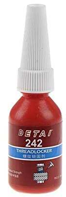 XIAOL 242 271 blaue, mittlere Stärke, auslaufsicherer Gewindeverriegelungsmittel, für Automobil, Hochtemperatur, anerobic, 10 g Schrauben, loser Kleber