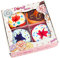 Lustige Donut Socken Box - Lustig Bunte Coole Geschenke für Frauen Damen Teenager Mädchen Mama Oma Freundin Frau - Witzige Muttertagsgeschenk Ostern Weihnachten Strümpfe Geschenkideen - 4 Paare(XL)