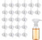 24 Pcs Small Funnel Set Plastic Filling Bottles Clear Funnels Mini Tiny Funnel for Kitchen Cooking Oil Perfumes Spices Liquid Emulsion Sand Art