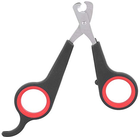 Bird Beak Trimmer Nail Clippers for Birds 12×9×1 Pet Bird Small Animals Accessory Grooming Tool Nail Scissors Clipper Black and Red