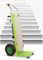 QJJML Elektro-Sackkarre Treppensteiger mit herausnehmbarer Batterie, Last 320 kg, bürstenloser Motor, Auf- und Abstieg über Treppen, 2400 Stufen