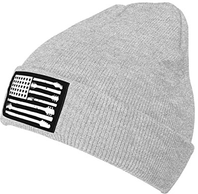 874 Beanie Mütze Gitarrenflagge Wintermütze Klassisches Beanie Hat Unisex Strickmütze Für Running Skifahren Wandern