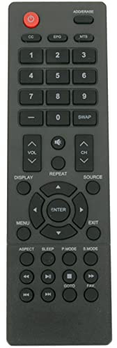 KT1744-HG2 Replacement Remote Controls TV Controller Compatible with Polaroid 32GSR3000 40GSR3000 50GSR3000
