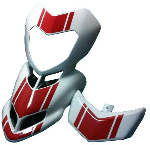 Adesivi compatibilie con moto Ducati Hypermotard 1100, 796 | dal 1993 al 1997 | colorazione rosso e nero, dasign unico per un Look senza compromessi