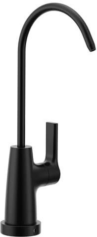 Moen Sip Matte Black Traditional Drinking Water Beverage Faucet with Optional Filtration System, F7620BL