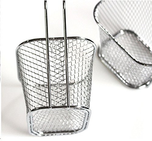 steel net electroplate stainless block square Mini Frying Kitchen,Dining & Bar Rice Cooker 5 Cup (white, One Size)