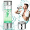 MOVOCA Bottiglia d'acqua idrogeno, generatore di bottiglie d'acqua idrogeno 3Min 2000PPB - SPE PEM Tech, macchina portatile per bottiglie d'acqua idrogeno da 14 once, regalo di compleanno per marito,