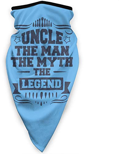 Nackenwärmer Onkel Der Mann Der Mythos Die Legende Schlauchschal Hochelastisch Haarband Bequem Gesichtsschutz Für Motorrad, Lauf, Motorradfahren
