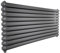 ProductPro Anthracite 1400 x 600mm Horizontal Designer Radiator Double Oval Column