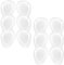 ElevateTech Fusspolster Pads 5 Paar Metatarsal Pads Silikon Pads Ballenpolster Gel Ballen Füße Pads Damen Herren Weiche Gel Einlegesohlen Unterstützen Vorfuß Polsterung Fußschmerzlinderung Ballenzeh