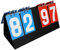 UPKOCH Tableau de Bord Batteur de Score Tableau d'affichage Debout numérique Sportif Balle Tournoi Corbeille Gardiens de Scores de Tennis Flipper de Score de Jeux de Sport marqueur PVC