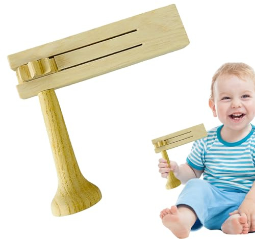 Holz Rassel Ratsche Lärmmacher,Pädagogisches Musikinstrument Spielzeug,Mexikanische Lärm Ratsche Spielzeug | Für Kinder Und Mädchen Für Fußball Spiele Abschluss Feiern Und Musik Liebhaber
