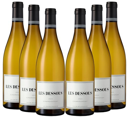 Les Dessous Chardonnay 2023 - Vin blanc de Bourgogne - 6 bouteilles de 75cl