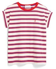ARMEDANGELS Damen T-Shirt aus Bio-Baumwolle IDAARA Stripes Loose Fit