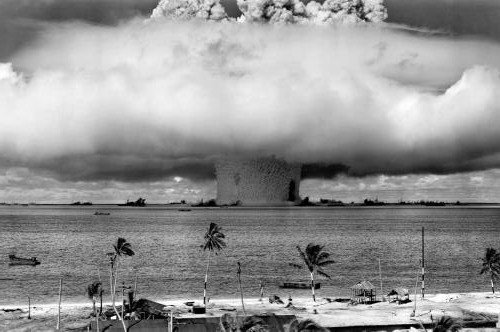 POSTERS Operations-Kreuzungen Bäcker Plakat Atombombe Atomtests 28 cm x43cm 11inx17in
