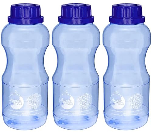 Tritan Trinkflasche EVI 0,5 l Acala Sparset mit Blume des Lebens