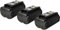 vhbw 3X Akku kompatibel mit Ryobi 40V 14 IN Brushless Chain Saw, 40V 20 IN Brushless Werkzeug (3000 mAh, Li-Ion, 36 V)